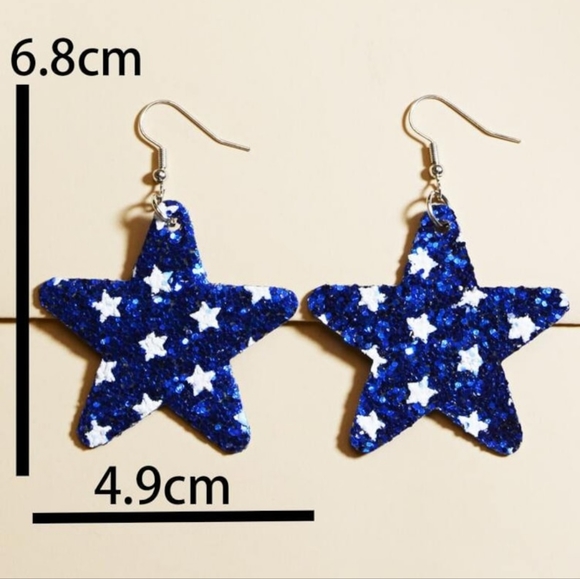 Trump 2024 beanie and star spangled earrings! - Picture 3 of 5